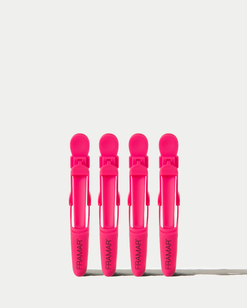 Framar Gator Grips Clips 4 pcs - Rose