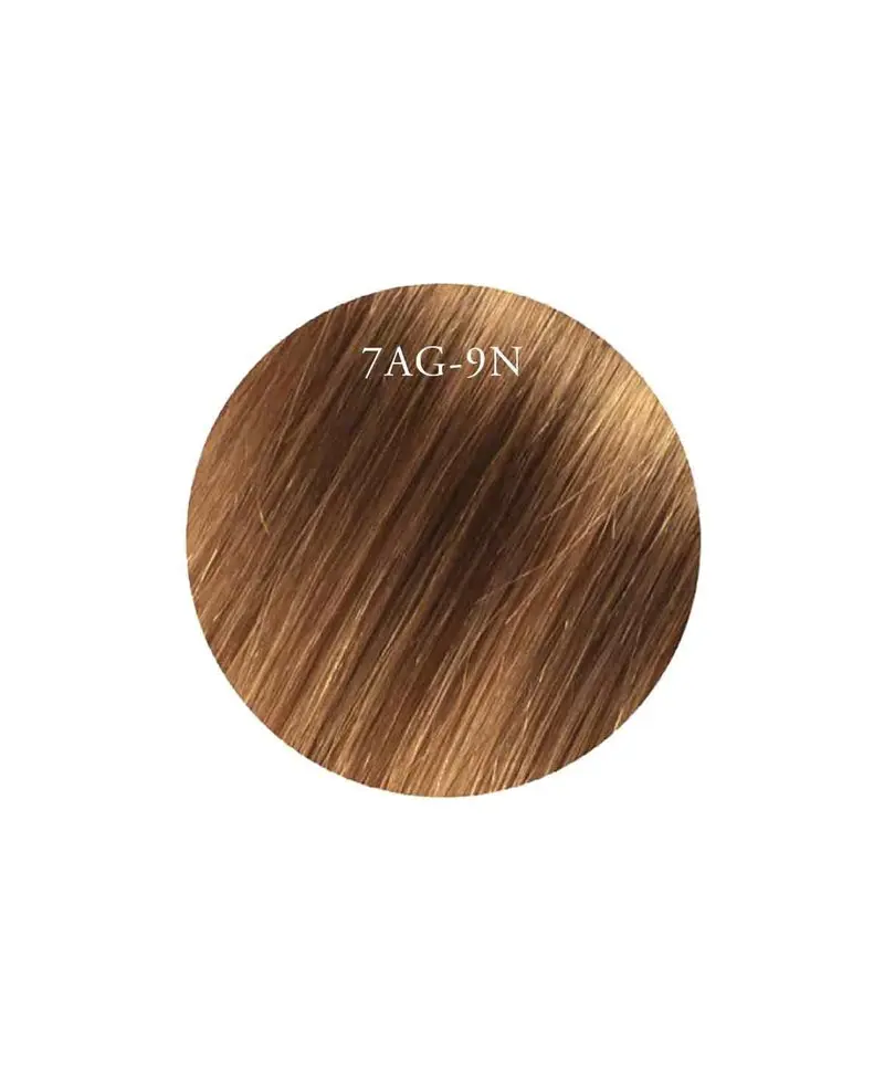 Showpony 30-35cm (14") Slimline Tape Extensions - 7AG-9N Dark Bronde Highlight