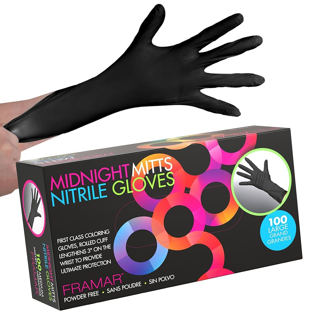 Gants en nitrile Framar Midnight Mitts - Small