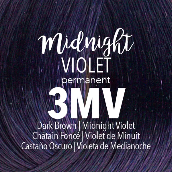 Mydentity - PERM. 3MV Violet de nuit Marron foncé