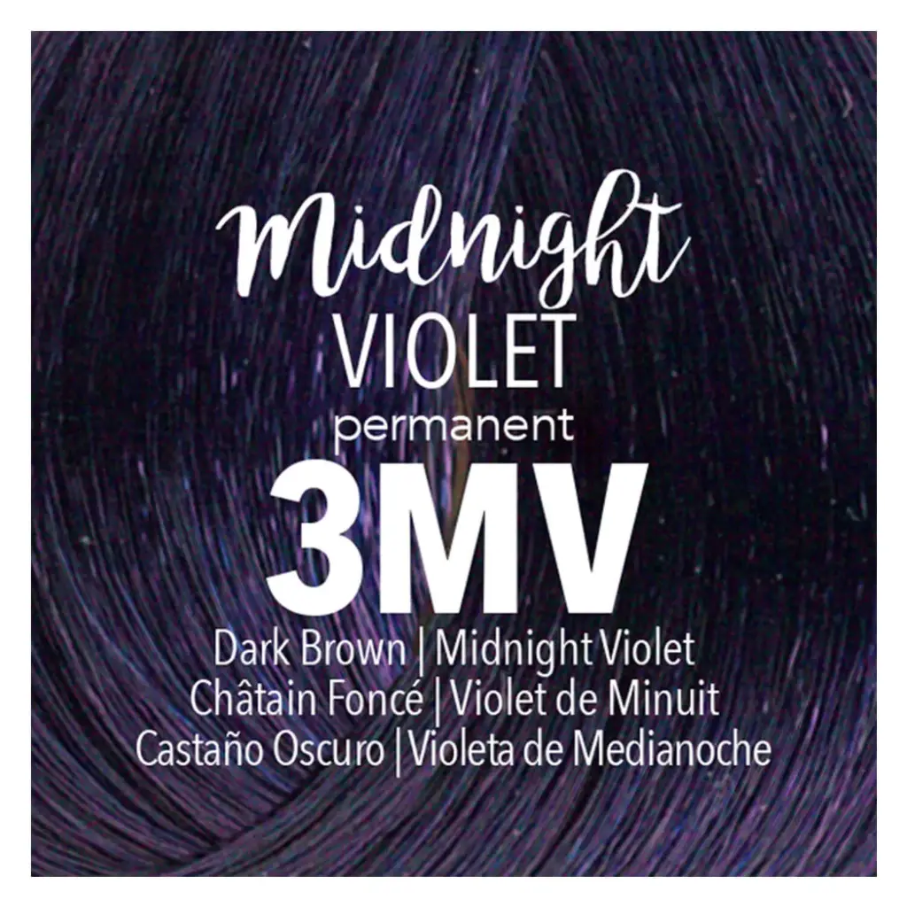 Mydentity - DEMI 3 Violet de minuit Marron foncé