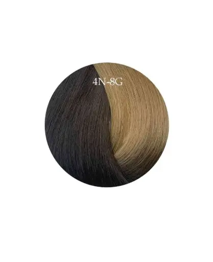 [719073] Showpony 30-35cm (14") Skin Weft Tape Extensions - Ombre - 4N-8G Warm Coffee Melt