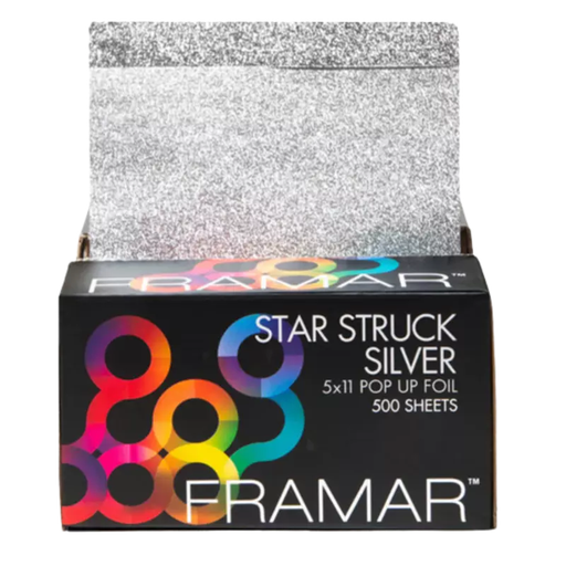 [PCE-512-MSIL] Framar 5x12 Pre-Cut Embosse5 500 Sheets Star Struck Silver Medium
