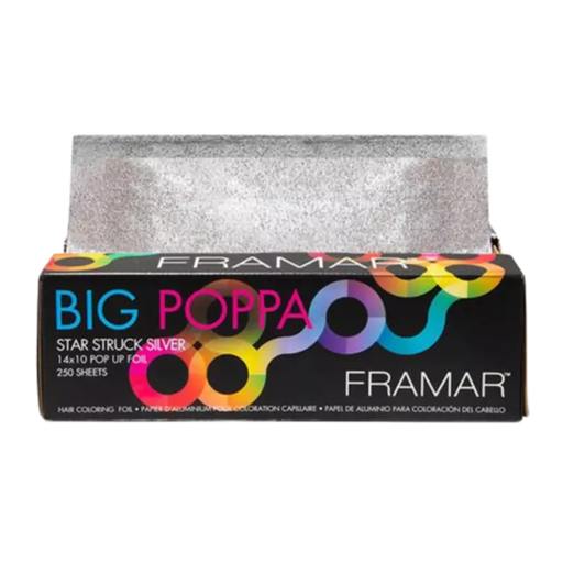 [PU-250SIL] Framar 10x14 Big Poppa Pop Ups Star Struck Silver 250 Sheets
