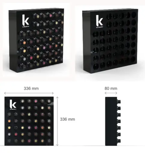 [KMCT43287] color.me COLOR.ME GLOSS RACK - black acrylic