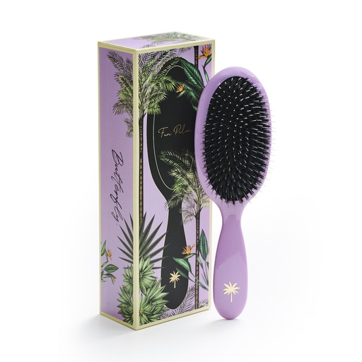 [7923] Fan Palm Boar- & Nylon Brush Medium - Butterfly